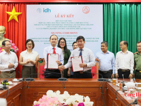 Đắk Lắk hợp tác với IDH phát triển 75.000 ha cà phê bền vững
