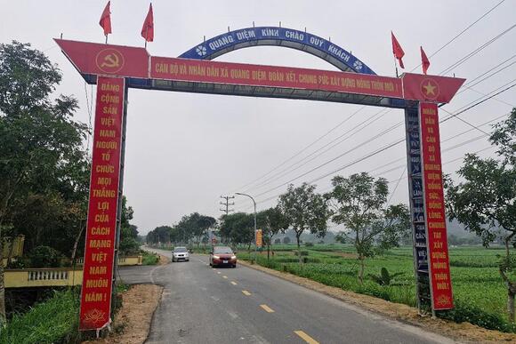 Xã Quang Diệm: nâng cao chất lượng tiêu chí nông thôn mới