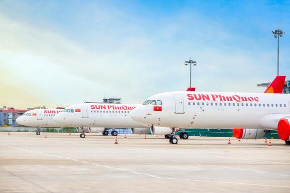 Sun PhuQuoc Airways tiếp tục dẫn đầu toàn ngành hàng không Việt Nam
