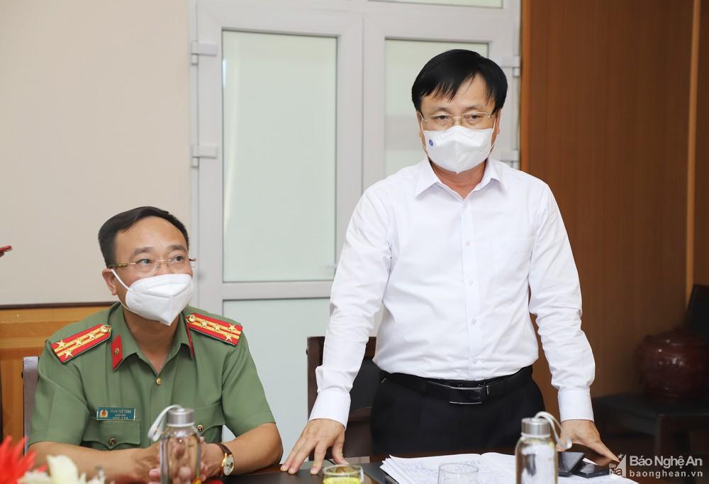 Chủ tịch UBND tỉnh: Chủ động, quyết liệt để khống chế, kiểm soát dịch Covid-19 ở Diễn Châu