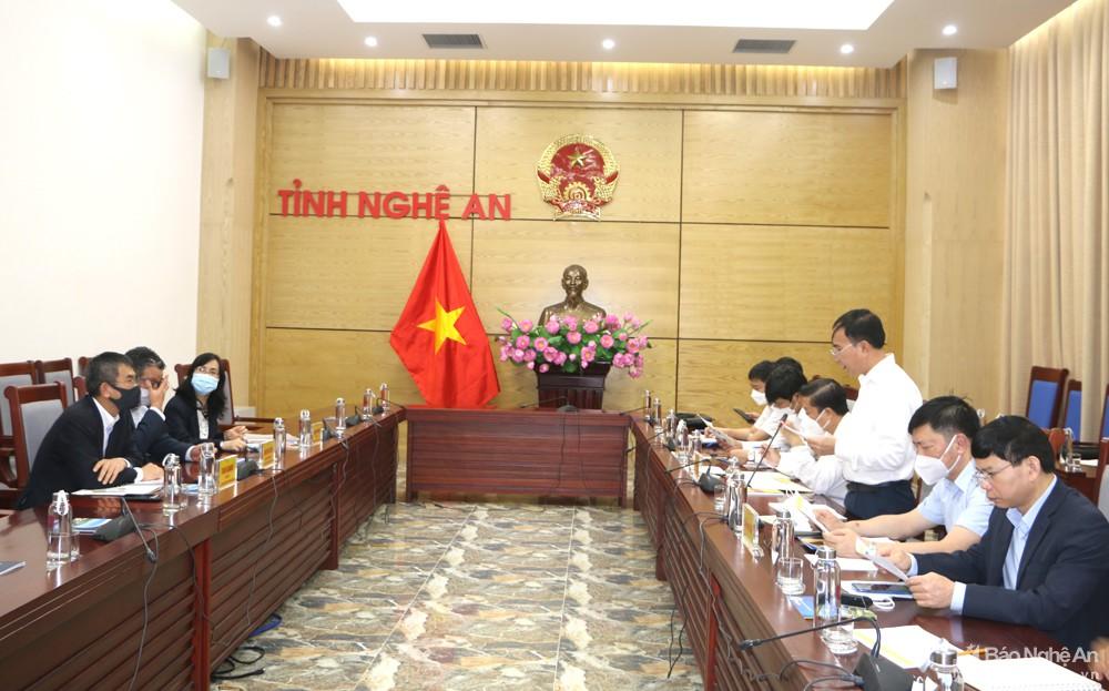 Lãnh đạo Tập đoàn Mitshubishi tiếp xúc tìm cơ hội đầu tư tại Nghệ An