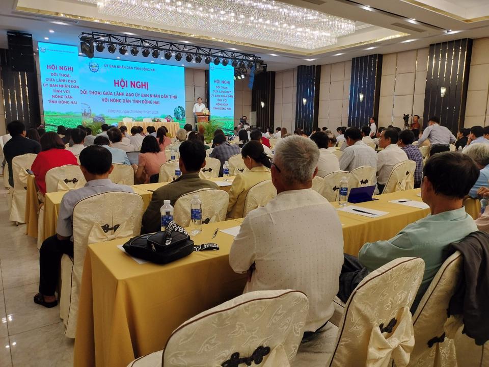 Hội nghị gặp gỡ nông dân tại tỉnh Đồng Nai ngày 23/3/2023.