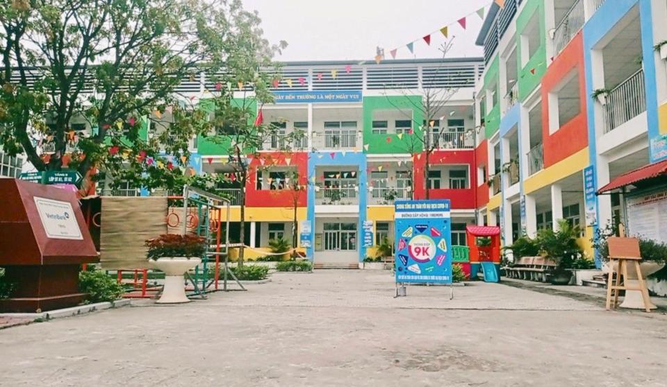 Trường mầm non xã Tiến Thắng (huyện Mê Linh, TP Hà Nội).
