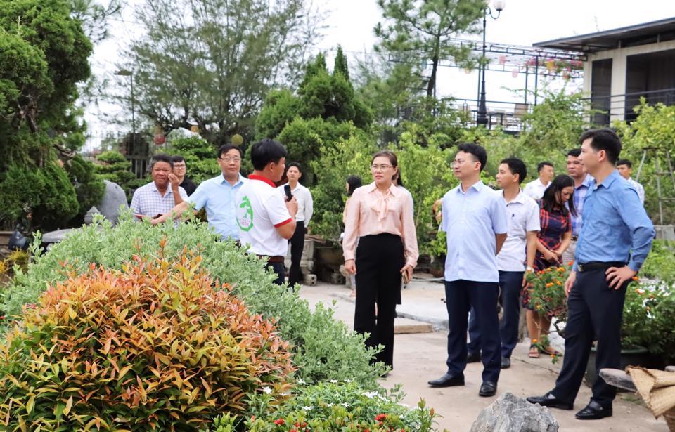 Mô hình phát triển du lịch nông nghiệp sinh thái tại xã Hồng Vân, huyện Thường Tín. Ảnh: Ngọc Ánh 