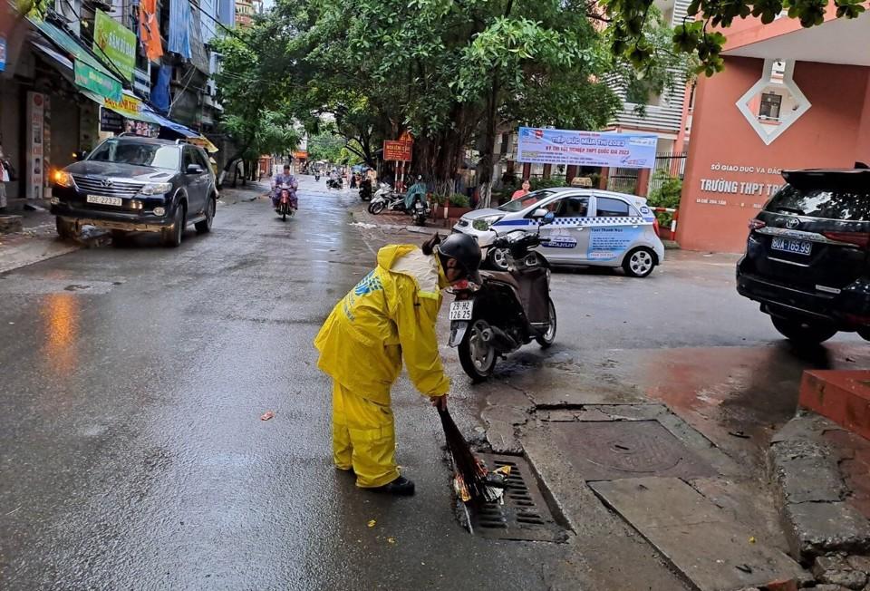 Trong sáng ngày 28/6, tình trạng ngập úng tại các điểm thi đã không xảy ra.