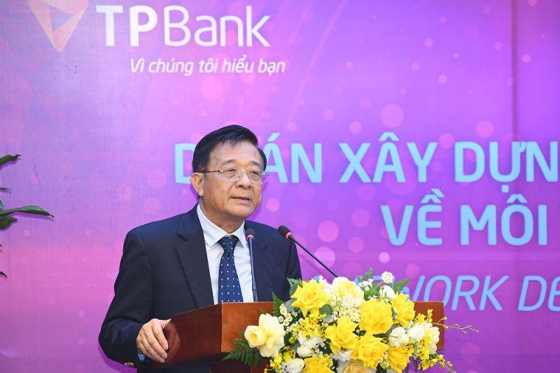 Ông Nguyễn Quốc Hùng, Phó chủ tịch kiêm Tổng thư ký Hiệp hội Ngân hàng Việt Nam hoan nghênh TPBank đi đầu trong việc thực hiện Dự án ESG một cách toàn diện