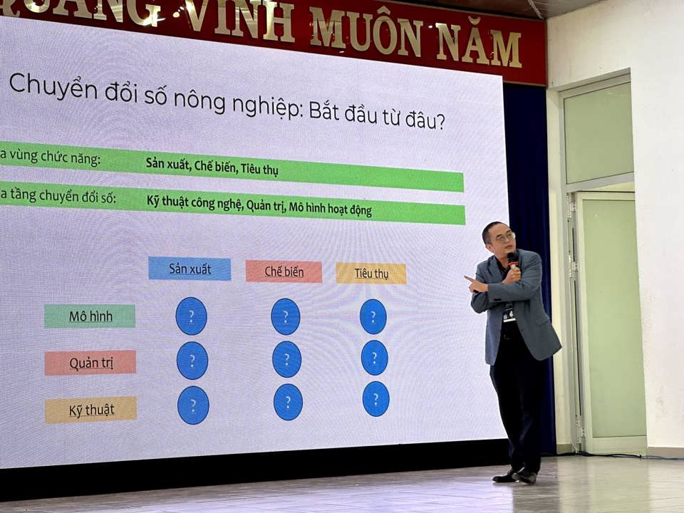 Nông nghiệp là một trong những lĩnh vực ưu tiên chuyển đổi số của Quảng Ngãi.