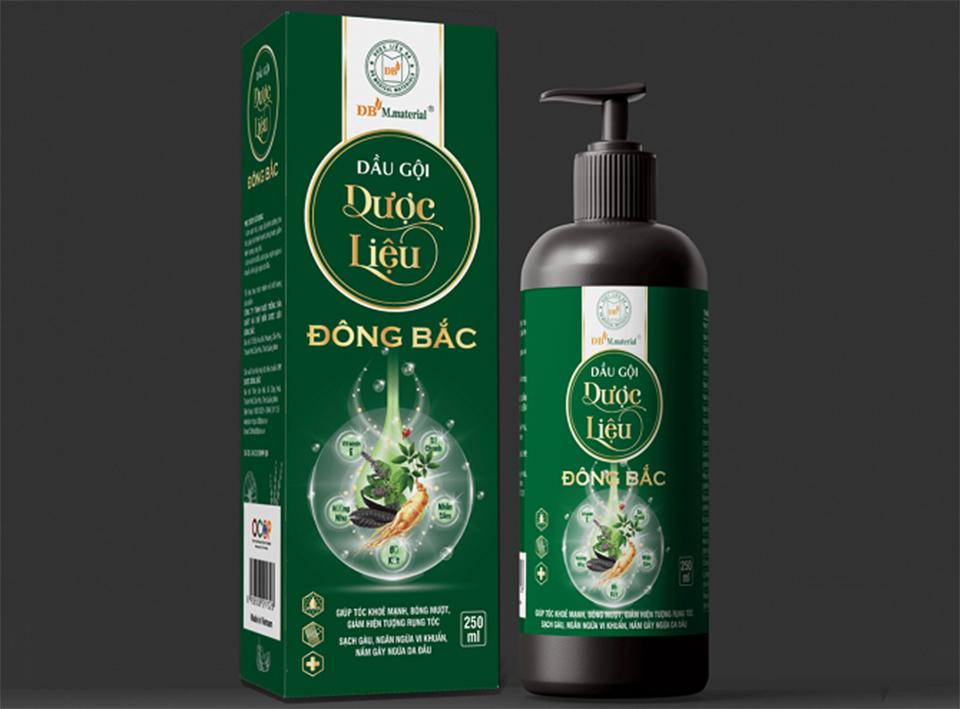 Sản phẩm dầu gội dược liệu Đông Bắc – hộp 1 chai 250ml không đảm bảo chất lượng bị đình chỉ thu hồi. (Hình minh họa)  