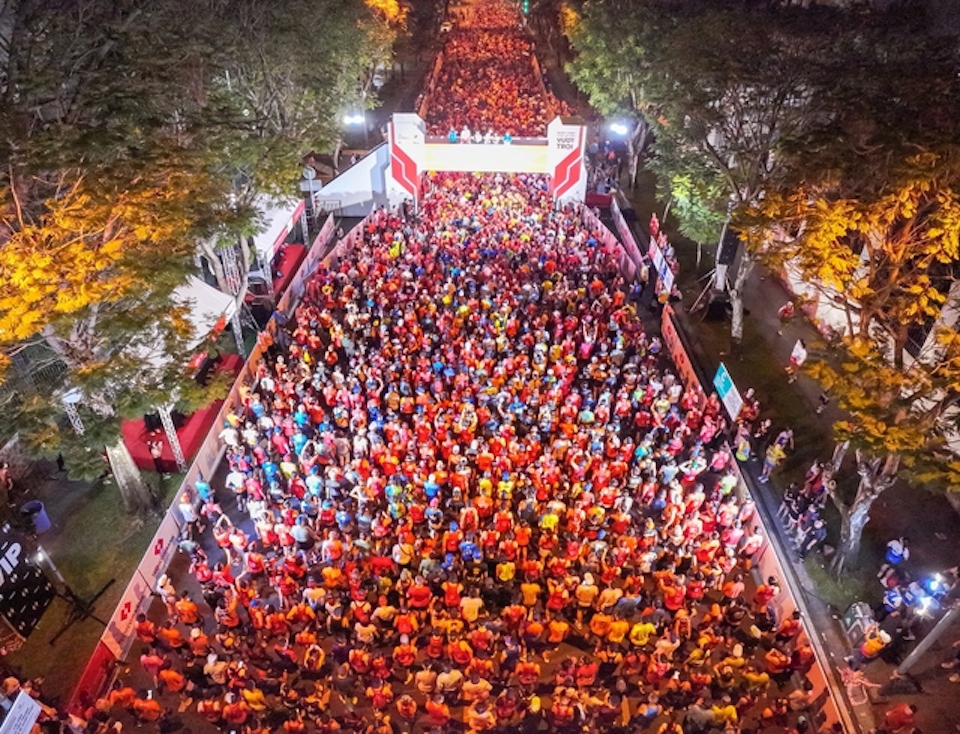 Giải Marathon Quốc tế TP Hồ Chí Minh Techcombank lần thứ 6 năm 2023 trong khuôn khổ Tuần du lịch TP Hồ Chí Minh lần 3. (Ảnh: Cổng thông tin Chính phủ)