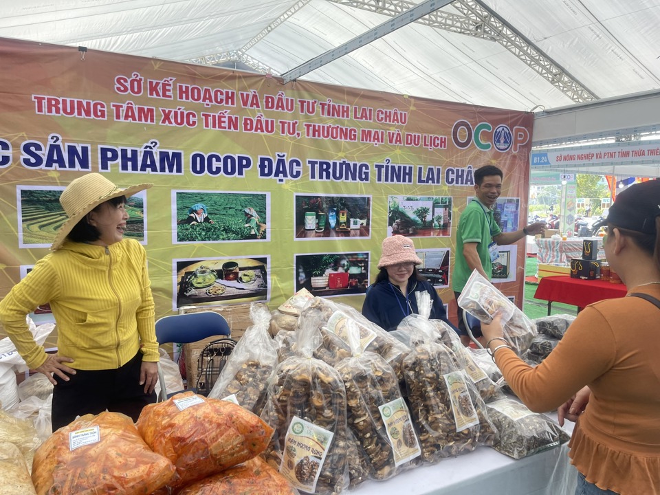 Festival tôm Cà Mau 2023 còn là sân chơi giao lưu các sản phẩm OCOP trên toàn quốc (ảnh Hoàng Nam)