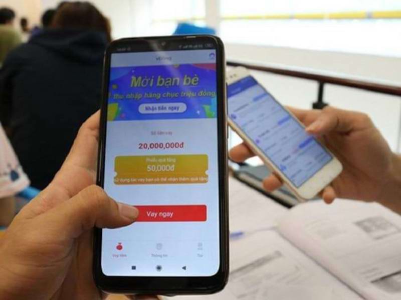 Các App tín dụng đen đang hoàn hành khắp nơi. Ảnh minh hoạ