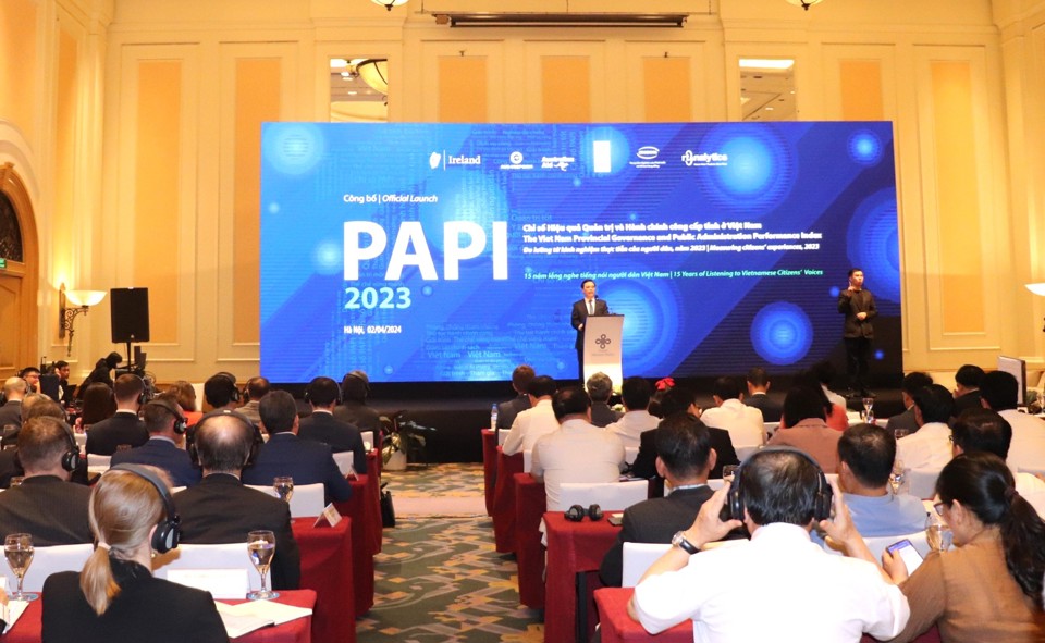 Hội nghị công bố Chỉ số Hiệu quả quản trị và hành chính công cấp tỉnh - PAPI 2023