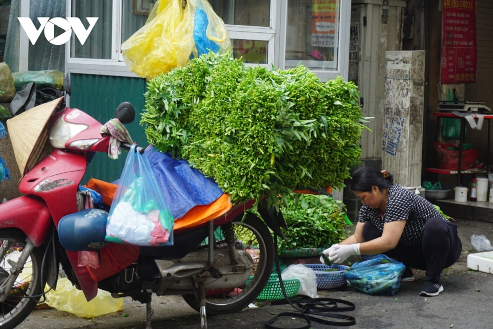 Giá rau tăng 10 - 20% tại các chợ dân sinh ở Hà Nội  