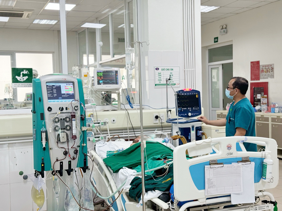 Bệnh nhân mắc liên cầu lợn điều trị tại Bệnh viện Bệnh nhiệt đới Trung ương