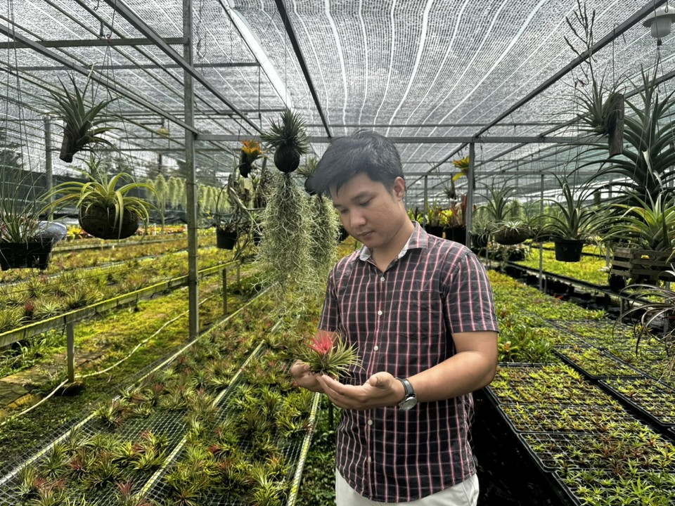 Mô hình khởi nghiệp mới này đã mang về nguồn thu nhập ổn định cho anh Nguyễn Phạm Minh Châu ở tuổi 26. Ảnh Hồng Thắm