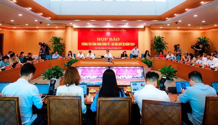 Quang cảnh cuộc họp báo