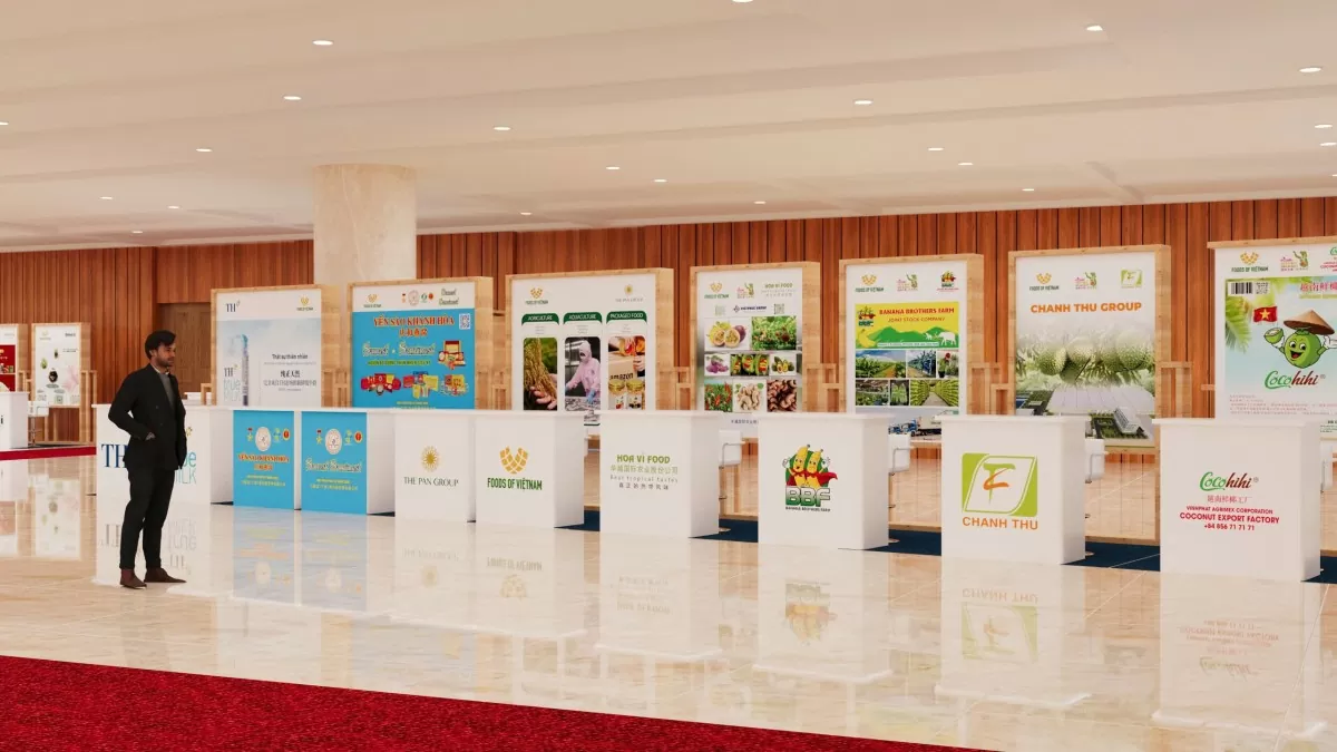 Triển lãm sản phẩm nông nghiệp đặc sắc của Việt Nam xuất khẩu sang Trung Quốc Triển lãm sản phẩm nông nghiệp đặc sắc của Việt Nam xuất khẩu sang Trung Quốc