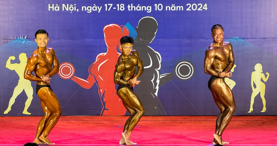 Giải Thể hình - Fitness Hà Nội mở rộng năm 2024 tổ chức với 6 nội dung.