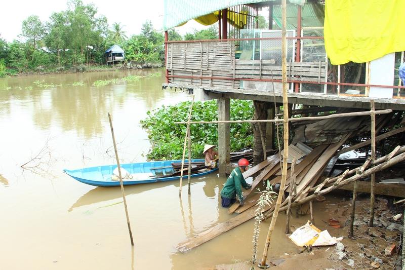 Thiên tai gây ảnh hưởng lớn đến sản xuất đời sống người dân.
