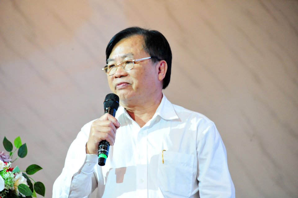 Ông Nguyễn Văn Sơn, Chủ tịch Hội Doanh nghiệp Sản xuất và kinh doanh thuốc Bảo vệ thực vật Việt Nam chia sẻ tại diễn đàn.