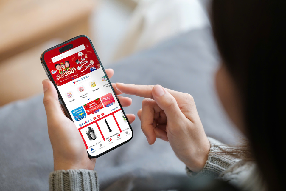 Tính năng mua sắm VnShop có mặt trên hơn 20 app ngân hàng và ví điện tử.