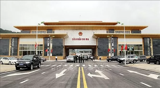 Cửa khẩu Chi Ma. Ảnh: TTXVN Cửa khẩu Chi Ma. Ảnh: TTXVN