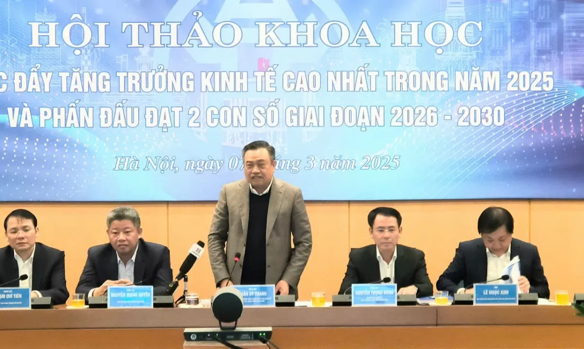 Hà Nội thúc đẩy tăng trưởng cao nhất trong năm 2025 Hà Nội thúc đẩy tăng trưởng cao nhất trong năm 2025