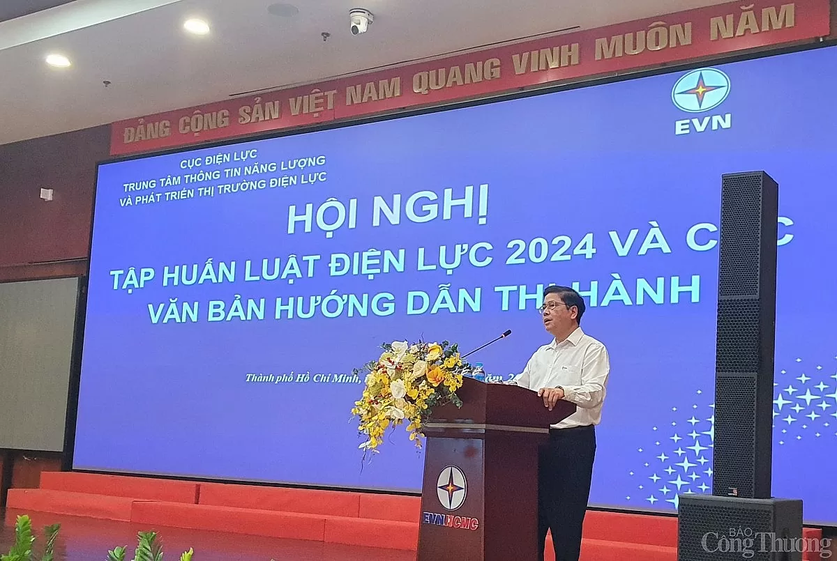 EVN tập huấn Luật Điện lực 2024 tại khu vực miền Nam
