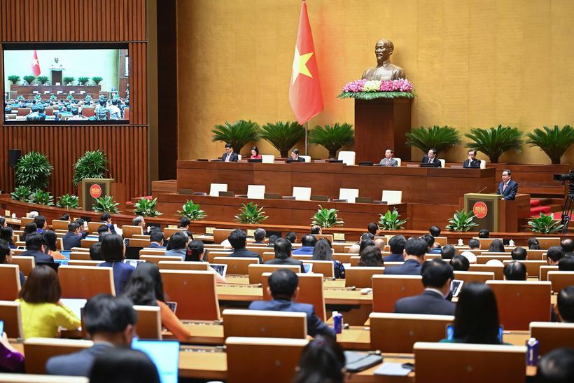 Kỳ họp thứ 9 đã ghi dấu trong công tác lập hiến và lập pháp. Ảnh: VPQH