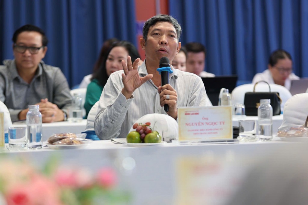 Giám đốc điều hành Công ty thời trang Nón Sơn Nguyễn Ngọc Tý (Ảnh: BTC)