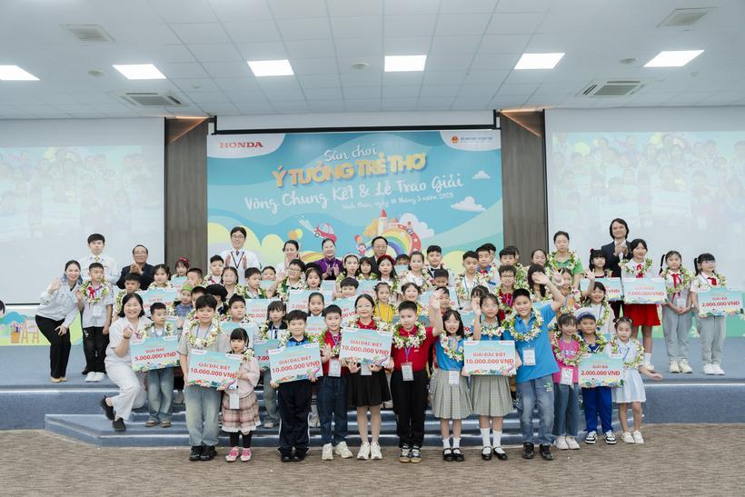 Vòng Chung kết và Lễ trao giải Sân chơi ý tưởng trẻ thơ. Ảnh: Duy Minh