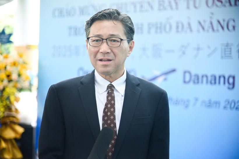 Tổng Lãnh sự Nhật Bản tại Đà Nẵng Mori Takero (Ảnh: Vũ Lê)