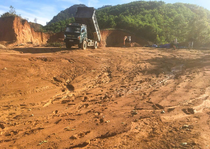 Đà Nẵng tiến hành xây 2 bãi đáp trực thăng tại các xã miền núi để phòng, chống thiên tai. Ảnh: Nguyễn Dương