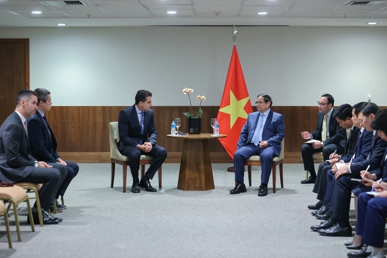 Lãnh đạo JBS cho biết sẵn sàng đưa Việt Nam trở thành trung tâm sản xuất, phân phối hàng hoá nông sản, thực phẩm của JBS trong khu vực và toàn cầu - Ảnh: VGP/Nhật Bắc