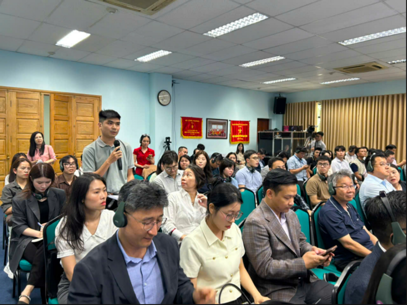 Doanh nghiệp thảo luận tại toạ đàm. Ảnh: Đỗ Nga