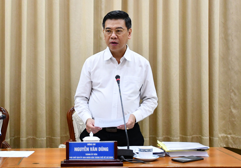 Ông Nguyễn Văn Dũng, Phó Chủ tịch UBND TP. Hồ Chí Minh. Ảnh: Minh Khuê