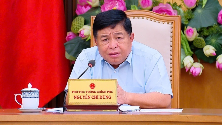 Phó Thủ tướng Chính phủ Nguyễn Chí Dũng chủ trì họp - Ảnh: VGP/Thu