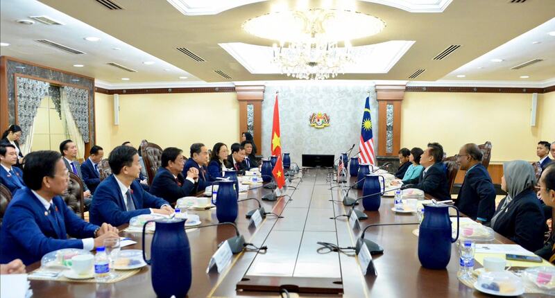 Toàn cảnh buổi hội đàm. Ảnh: Lê Tuyết