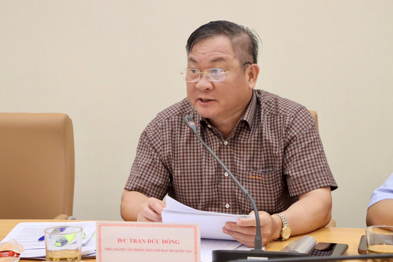 Ông Trần Đức Đông, Phó Chánh Văn phòng thường trực BCĐ 389 quốc gia