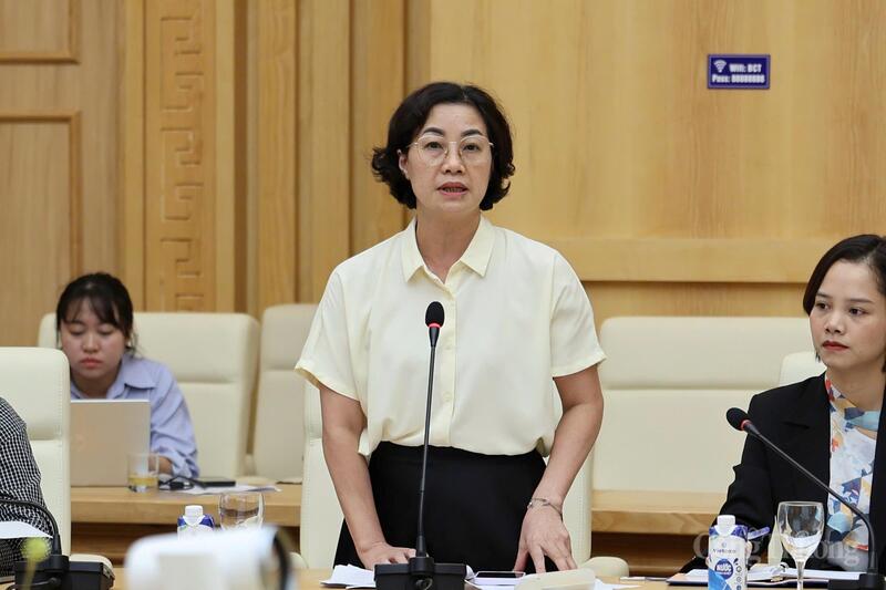 Bà Nguyễn Minh Hà, đại diện Cục An toàn thực phẩm (Bộ Y tế)