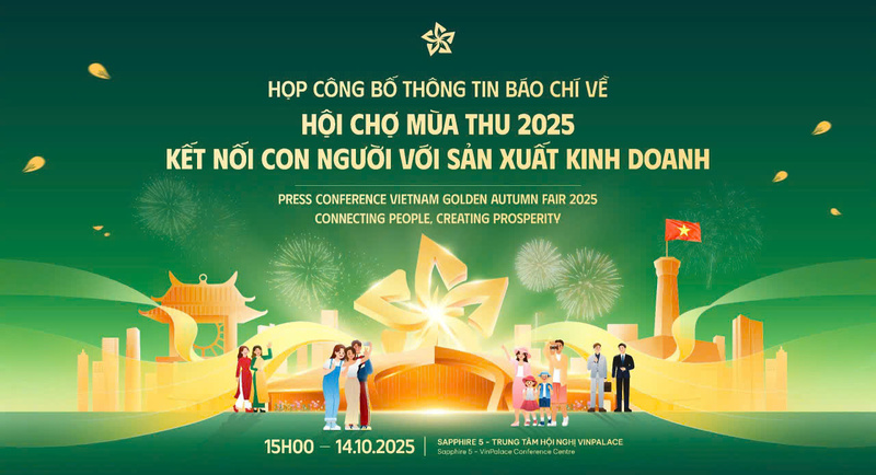 Chiều 14/10, Bộ Công Thương tổ chức họp báo giới thiệu Hội chợ Mùa Thu 2025