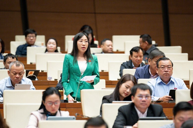 Đại biểu Hoàng Thị Thanh Thúy - đoàn Tây Ninh. Ảnh: QH