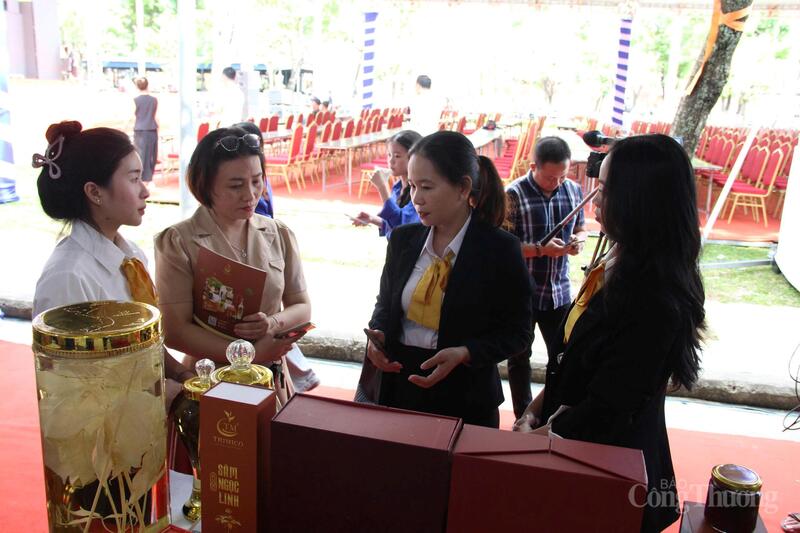 Triển lãm, giới thiệu các sản phẩm từ dược liệu trong khuôn khổ diễn đàn