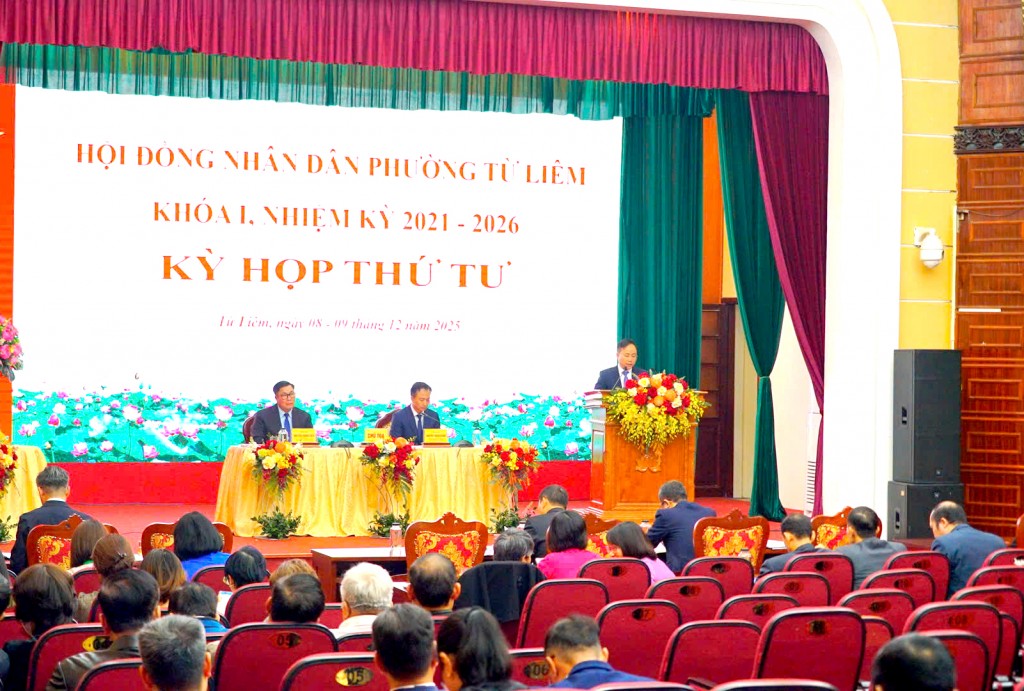 Toàn cảnh kỳ họp thứ 4 HĐND phường Từ Liêm khoá I Toàn cảnh kỳ họp thứ 4 HĐND phường Từ Liêm khoá I