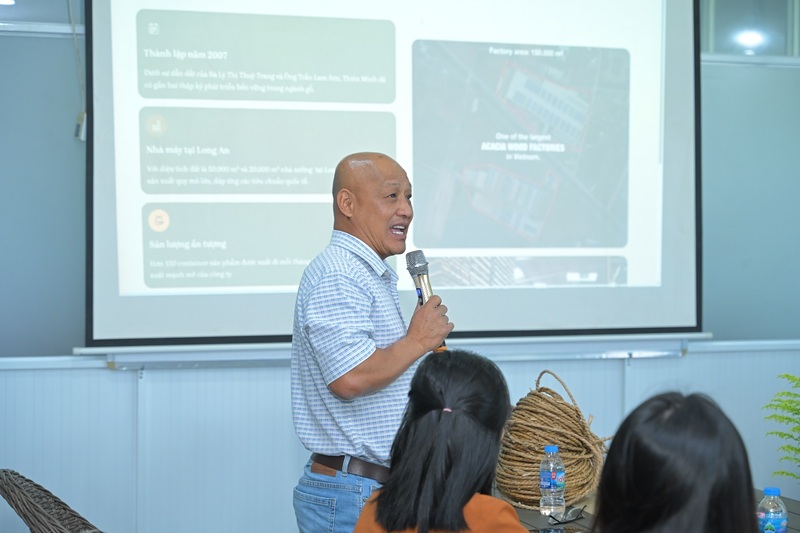 Ông Trần Lam Sơn, Phó Tổng Giám đốc Công ty Thiên Minh Furniture.