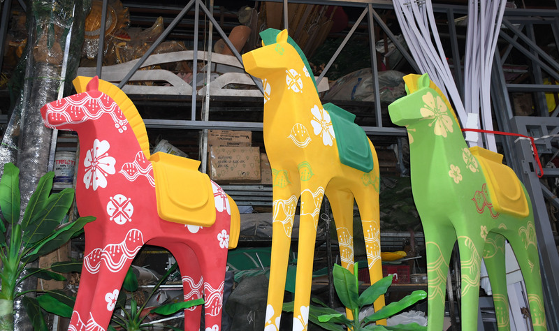 Cận cảnh hậu trường sản xuất linh vật ngựa Đường hoa Nguyễn Huệ Tết 2026 - 8