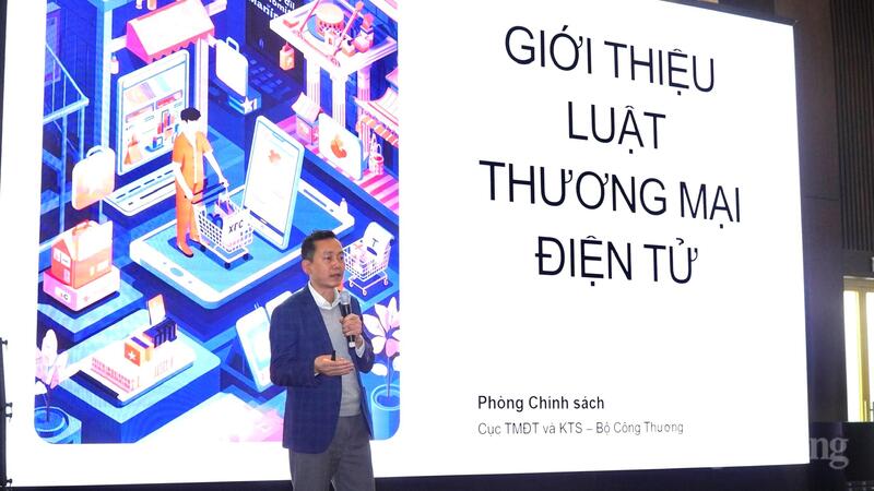 Ông Nguyễn Văn Thành – Trưởng phòng Chính sách, Cục Thương mại điện tử và Kinh tế số (Bộ Công Thương). Ảnh: Minh Trang