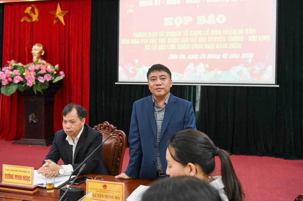 Ông Nguyễn Hồng Hà - Trưởng Phòng thông tin báo chí tuyên truyền (Sở Văn hóa, Thể thao và Du lịch tỉnh Bắc Ninh)