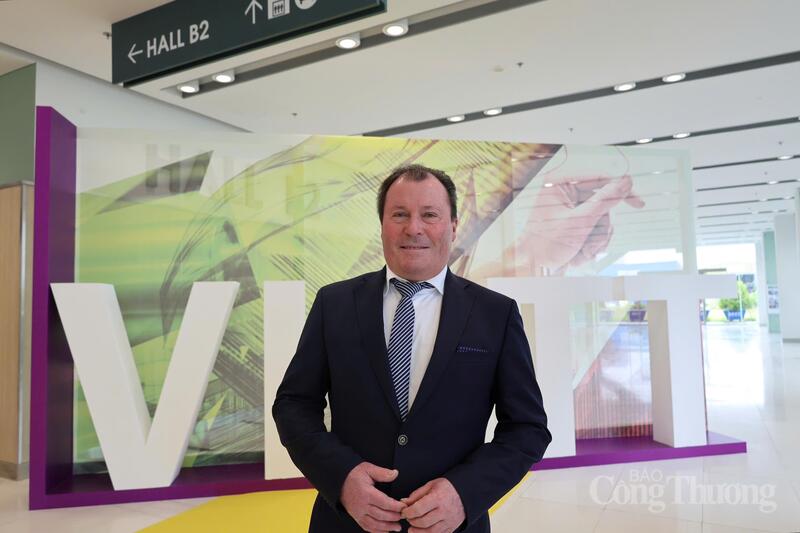 Ông Wolfgang Marzin, Chủ tịch kiêm Giám đốc điều hành Tập đoàn Messe Frankfurt. Ảnh: Minh Anh