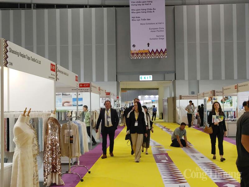 Triển lãm quốc tế ngành Dệt may và Công nghệ dệt Việt Nam 2026 (VIATT 2026) diễn ra từ ngày 26 đến ngày 28/2/2026. Ảnh: Minh Anh